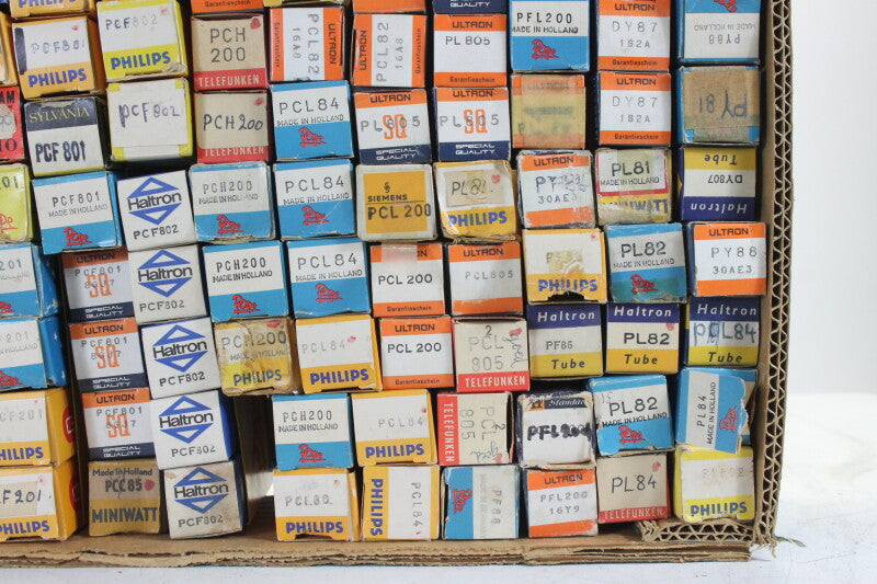 Various Big Lot Radio Tubes Various Brands And Types Approx 100 Tubes