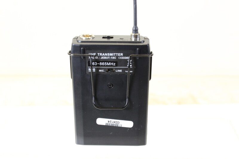Anchor Audio WB-8000 UHF Beltpack Zender met EM-TA4F Microfoon