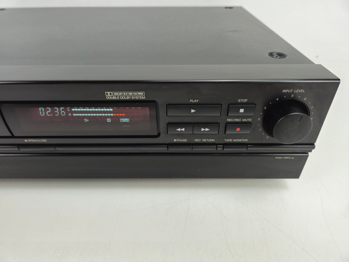 Denon - DRS-810 - Stereo 3-kops cassettedeck - Horizontale lader