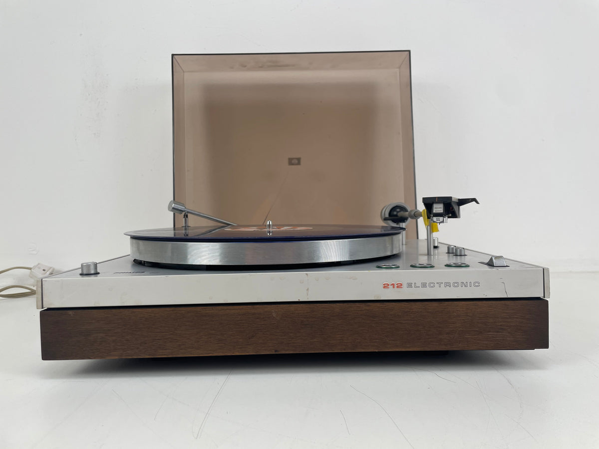 Philips - 212 Turntable - Belt-Drive + Discofoon Brush - GP400
