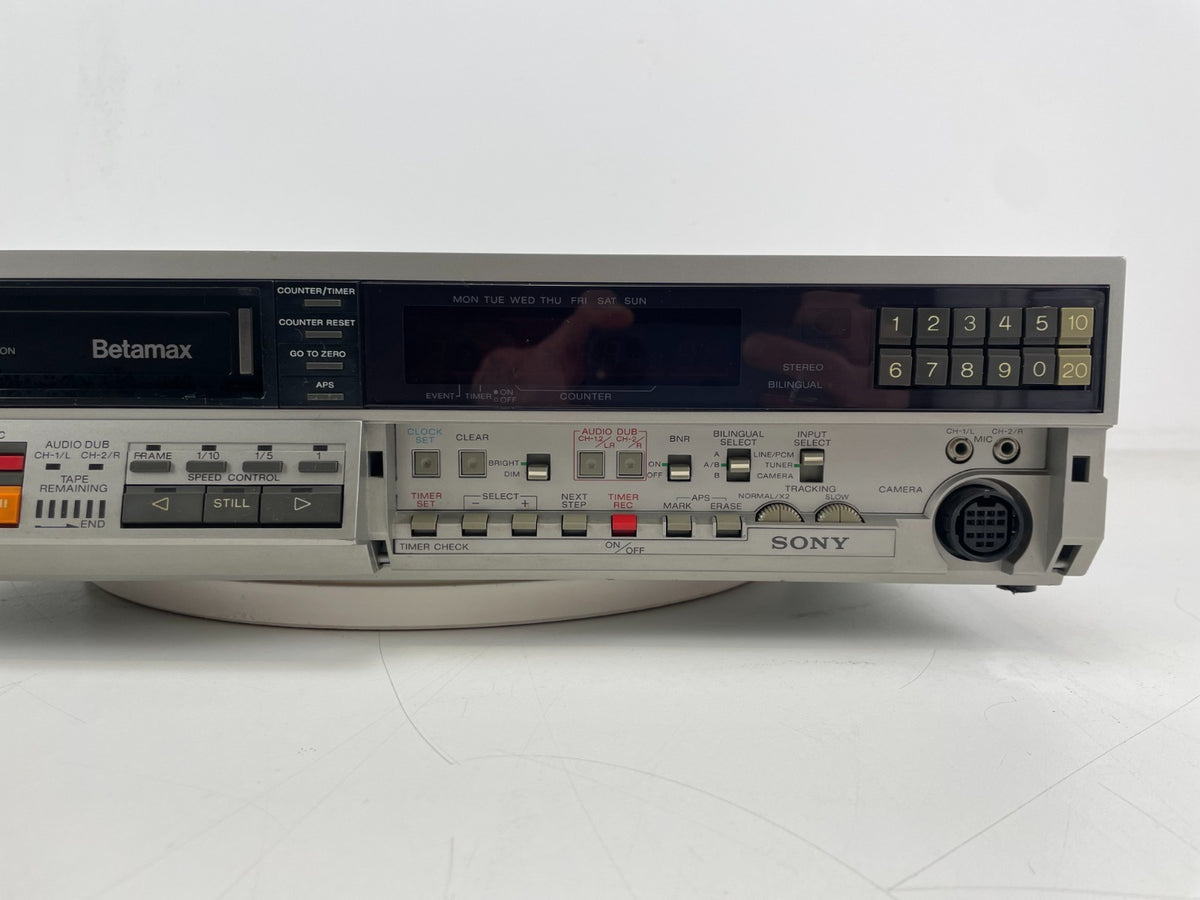 Sony Betamax SL-C9 ES – Onderhoud uitgevoerd – Afstandsbediening + Handleiding - Condensatoren vervangen