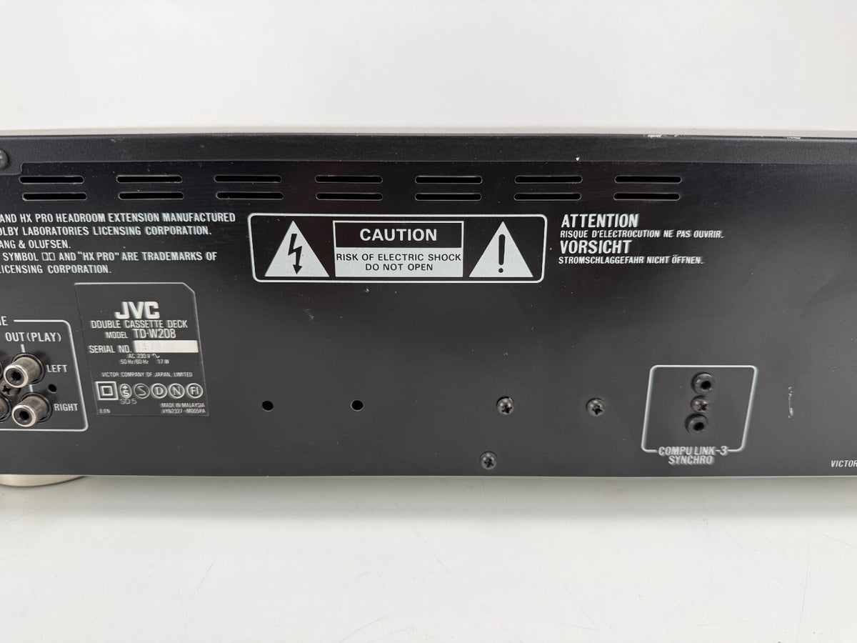 JVC TD-W208 Double Cassette Deck