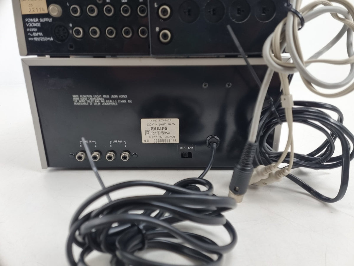 Philips 2312 AM/FM Tuner - 4312 Geïntegreerde Stereo Versterker - 6312 HIFI Cassette
