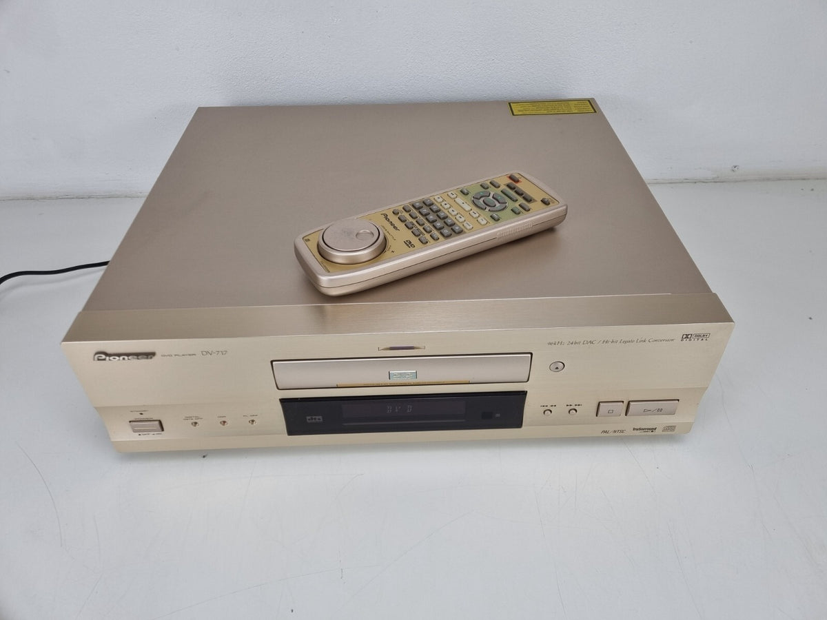 Pioneer DV-717 DVD Player96KHz 24 bit DAC/Hi-Bit - CD player with remote
