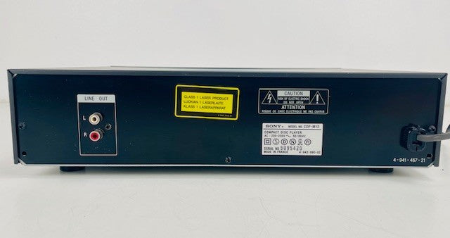 Sony CDP-M12 Compact Disc-speler