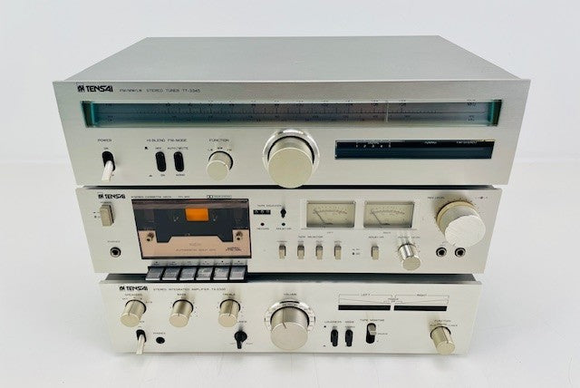 Tensai (Akai) TT-3345 AM/FM  Tuner + TFL 810T Cassette Deck + TA2330 Amplifier