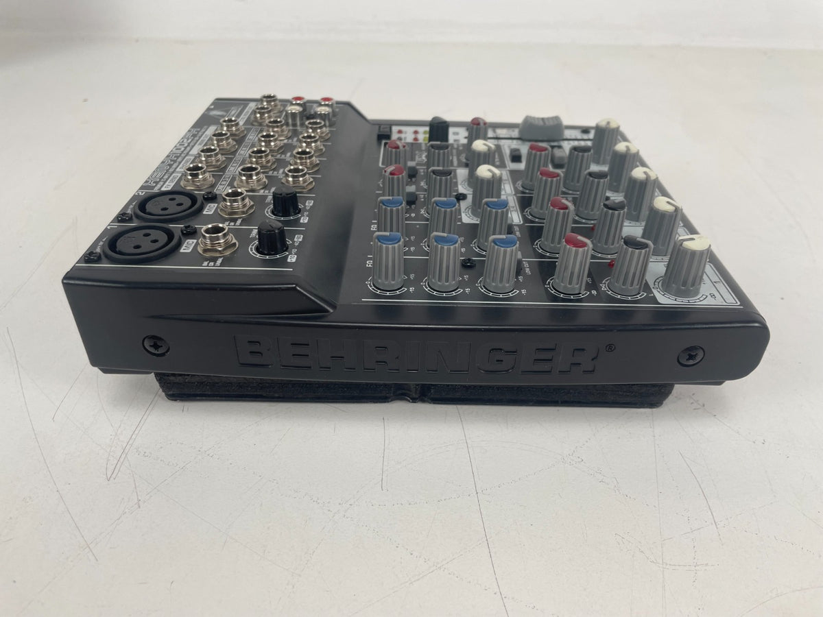 Behringer Xenyx 1002FX Mixer – Flightcase + Voetschakelaar