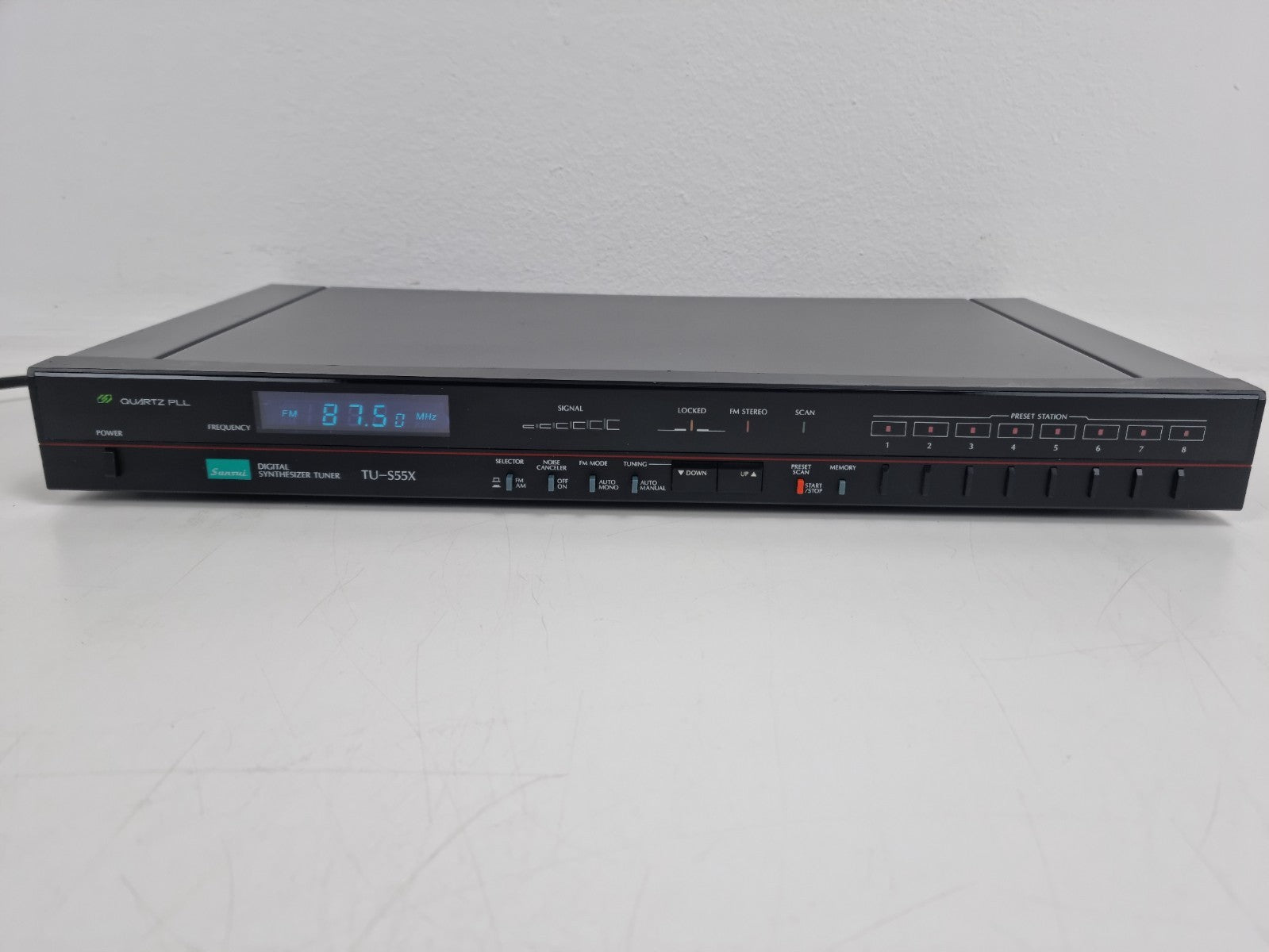 Sansui TU-S55X Quartz PLL Digital Synthesizer Stereo Tuner