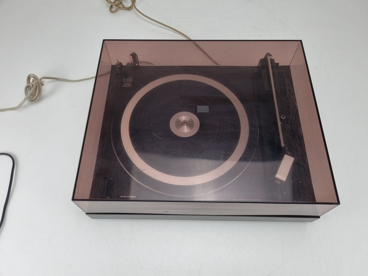 Aristona 1418 Automatic Turntable - Cleaned - New belts - With PHILIPS 400