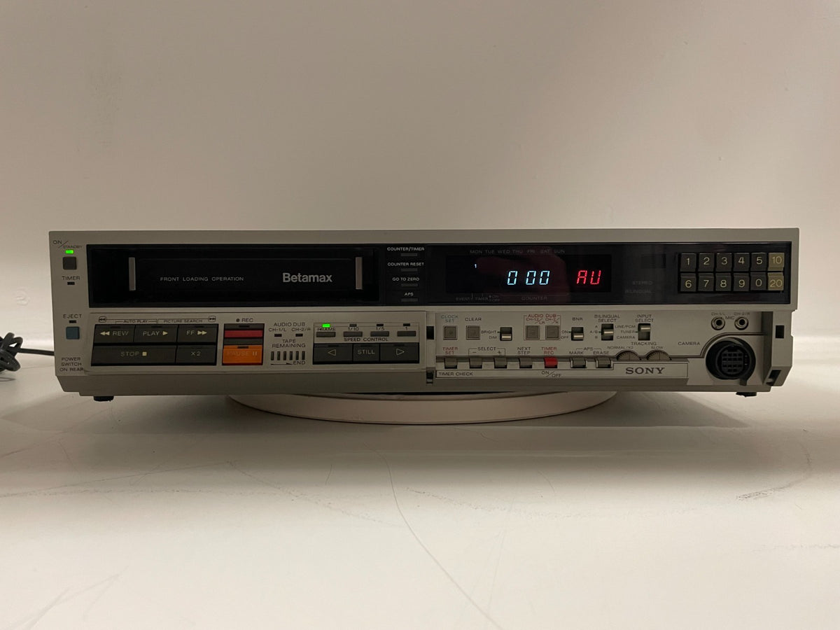 Sony Betamax SL-C9 ES – Onderhoud uitgevoerd – Afstandsbediening + Handleiding - Condensatoren vervangen