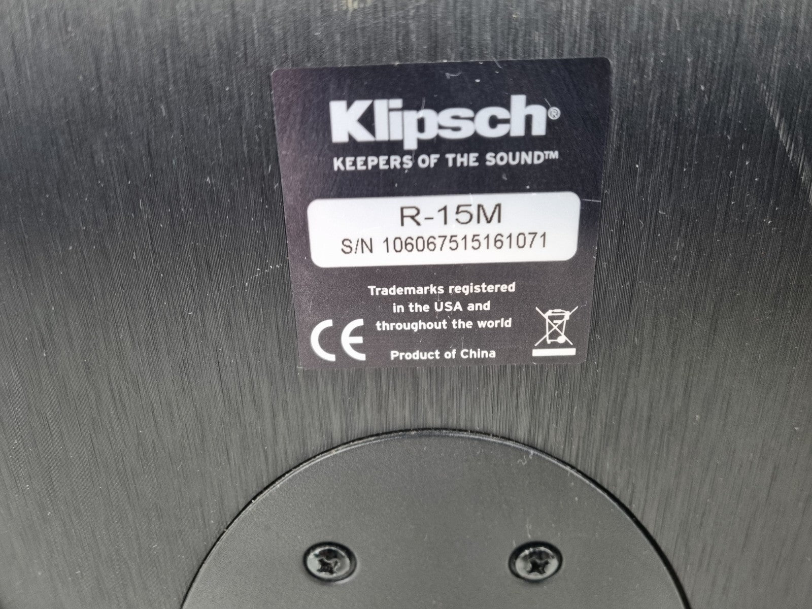 Klipsch R-15M Bookshelf speakers