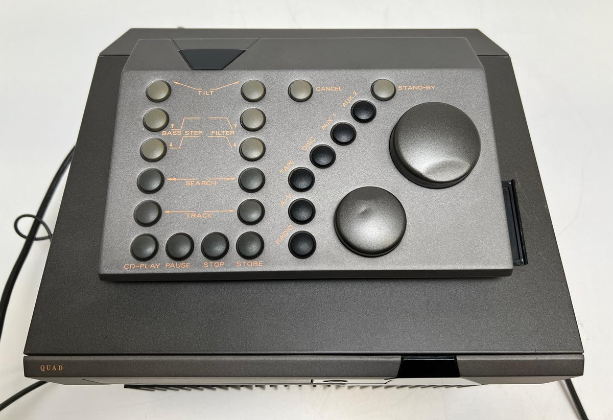 Quad 405-2 eindversterker + Quad 66 voorversterker + Quad 66 cd-speler set met afstandsbediening
