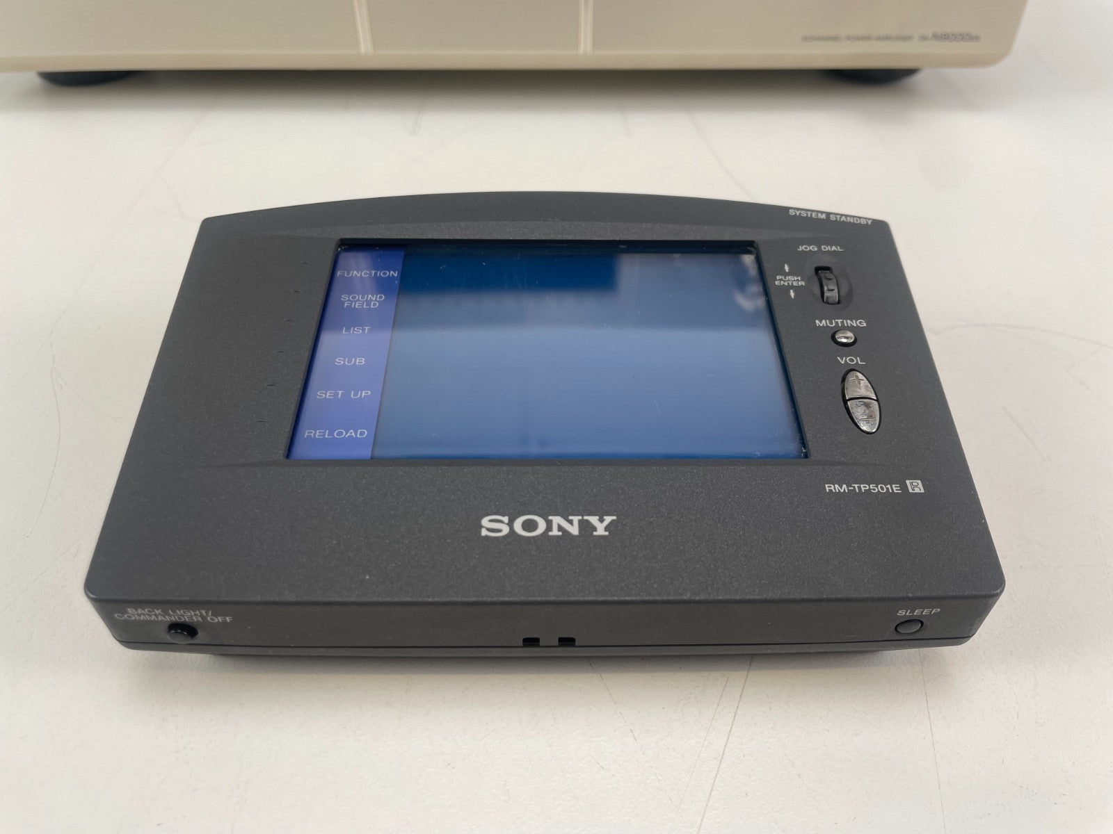 Sony N9000ES Power Amp + E9000ES ES Processor – Champagne + Afstandsbediening