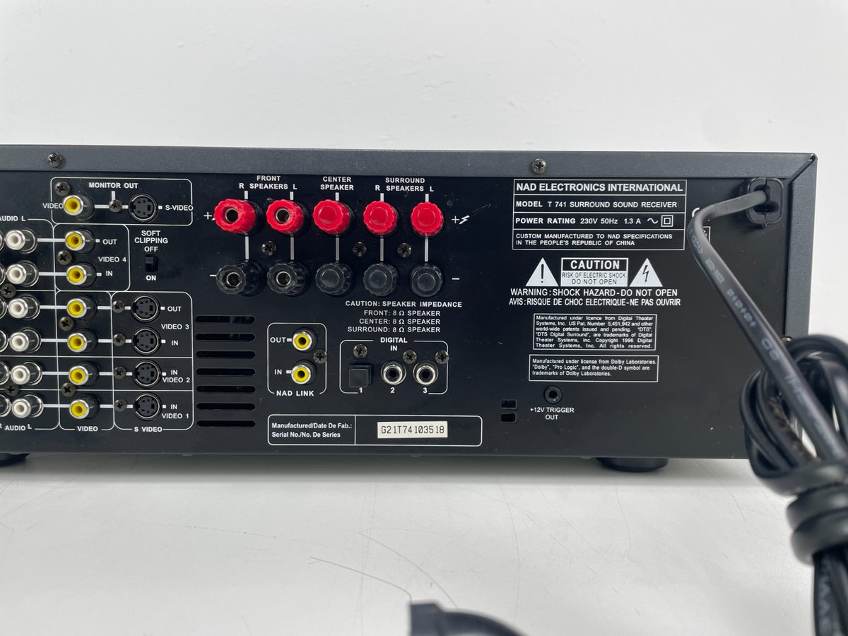 NAD T-741 Surround Receiver – 60 watt per kanaal in 8Ω