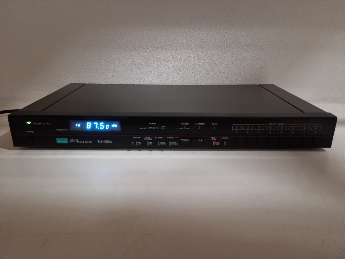 Sansui TU-S55X Quartz PLL Digital Synthesizer Stereo Tuner