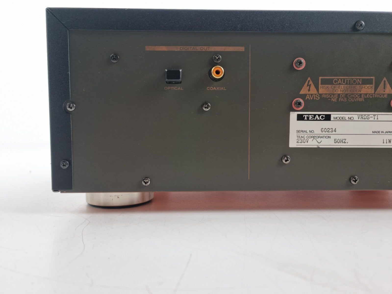 Teac VRDS-T1 CD Transport - Cd-speler - Echt mooi - Alleen digitale uitgangen