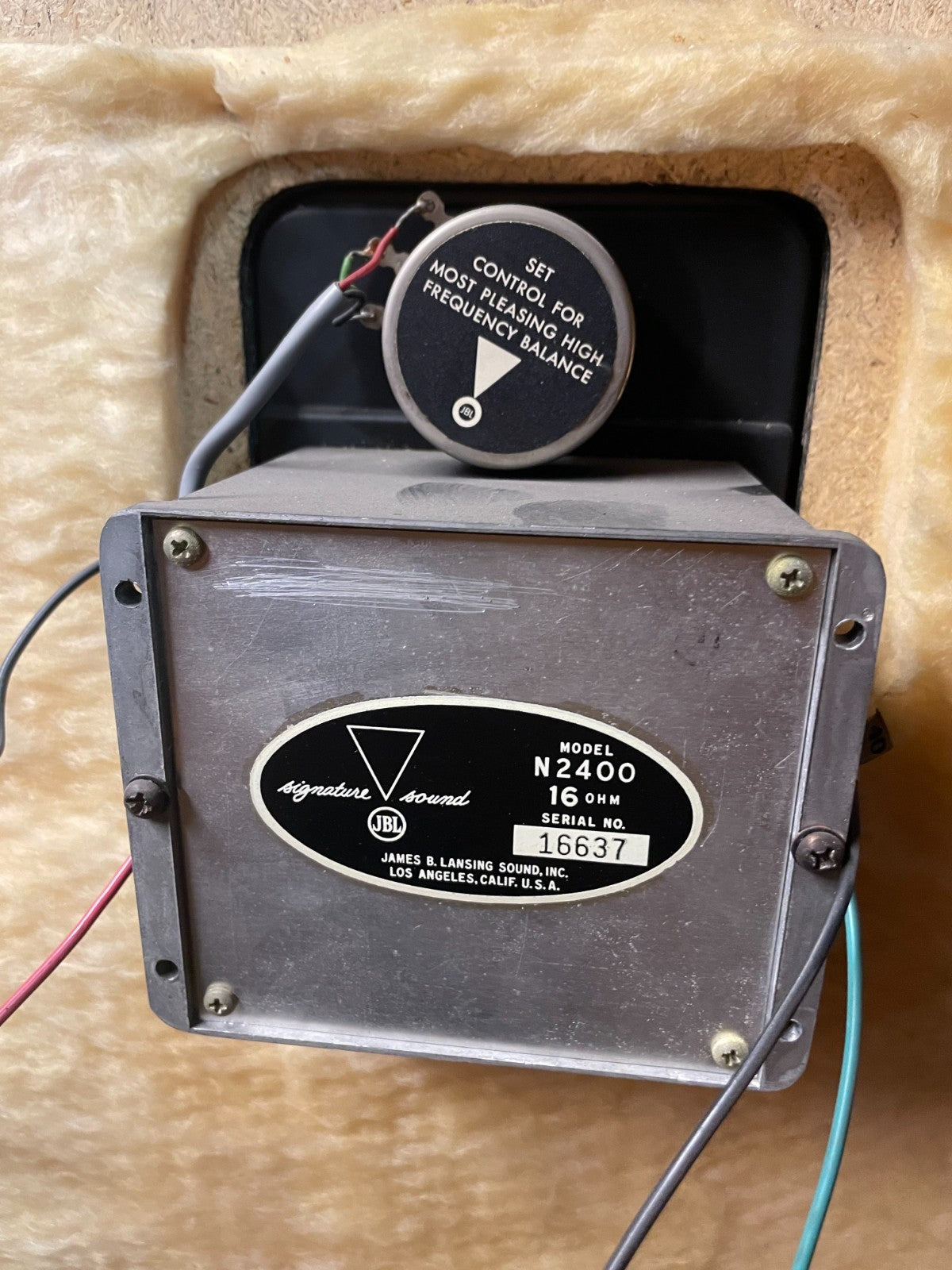 JBL C35 Luidsprekersysteem - D130 woofer - James B Lansing 075 Tweeter