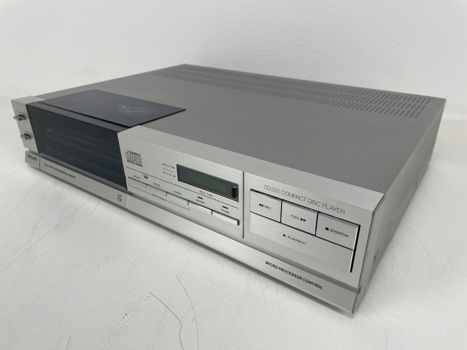 Philips CD303 CD-speler – Als nieuw – Originele doos & handleiding – Onderhouden