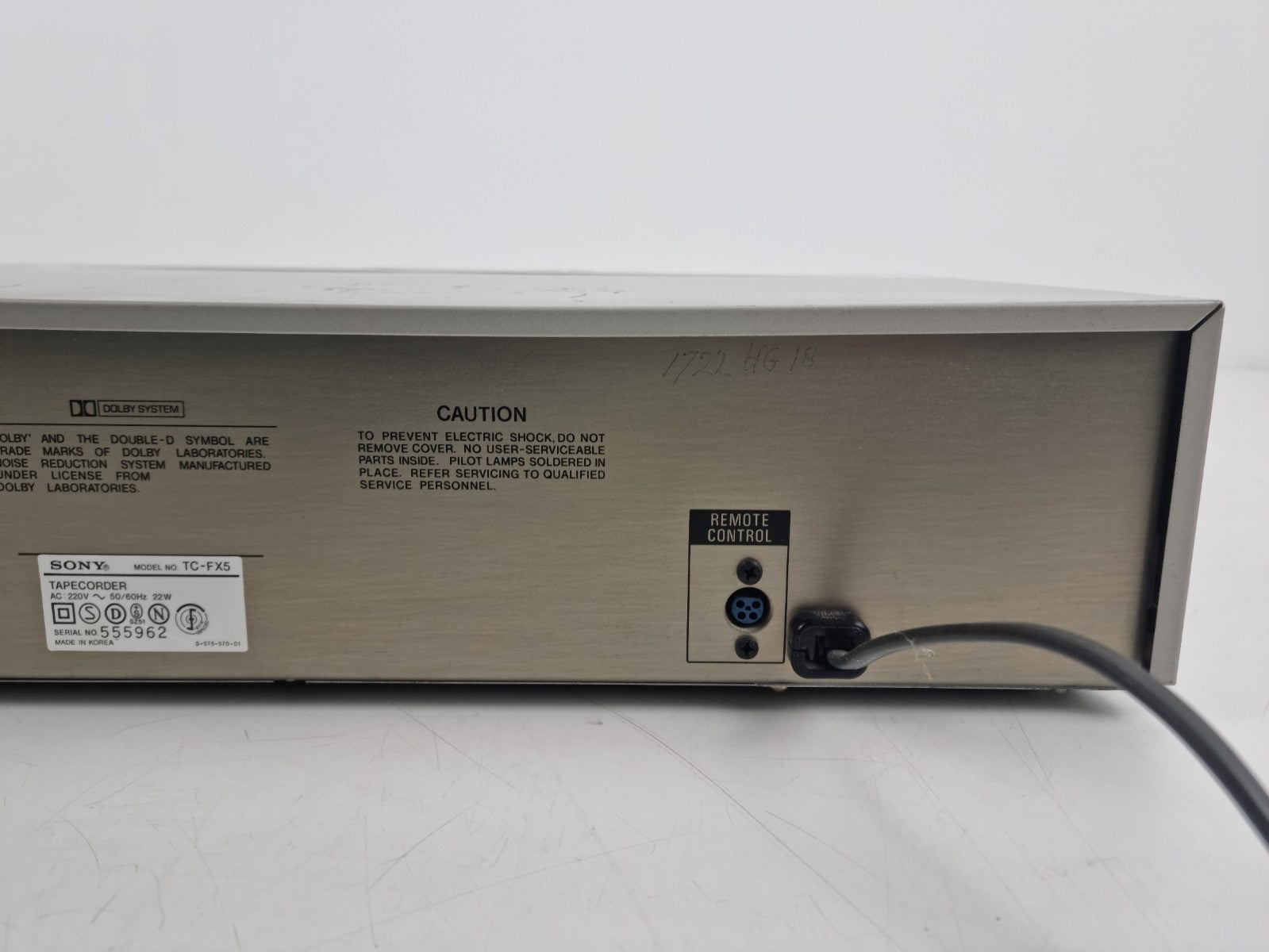 Sony TC-FX5 Stereocassettedeck