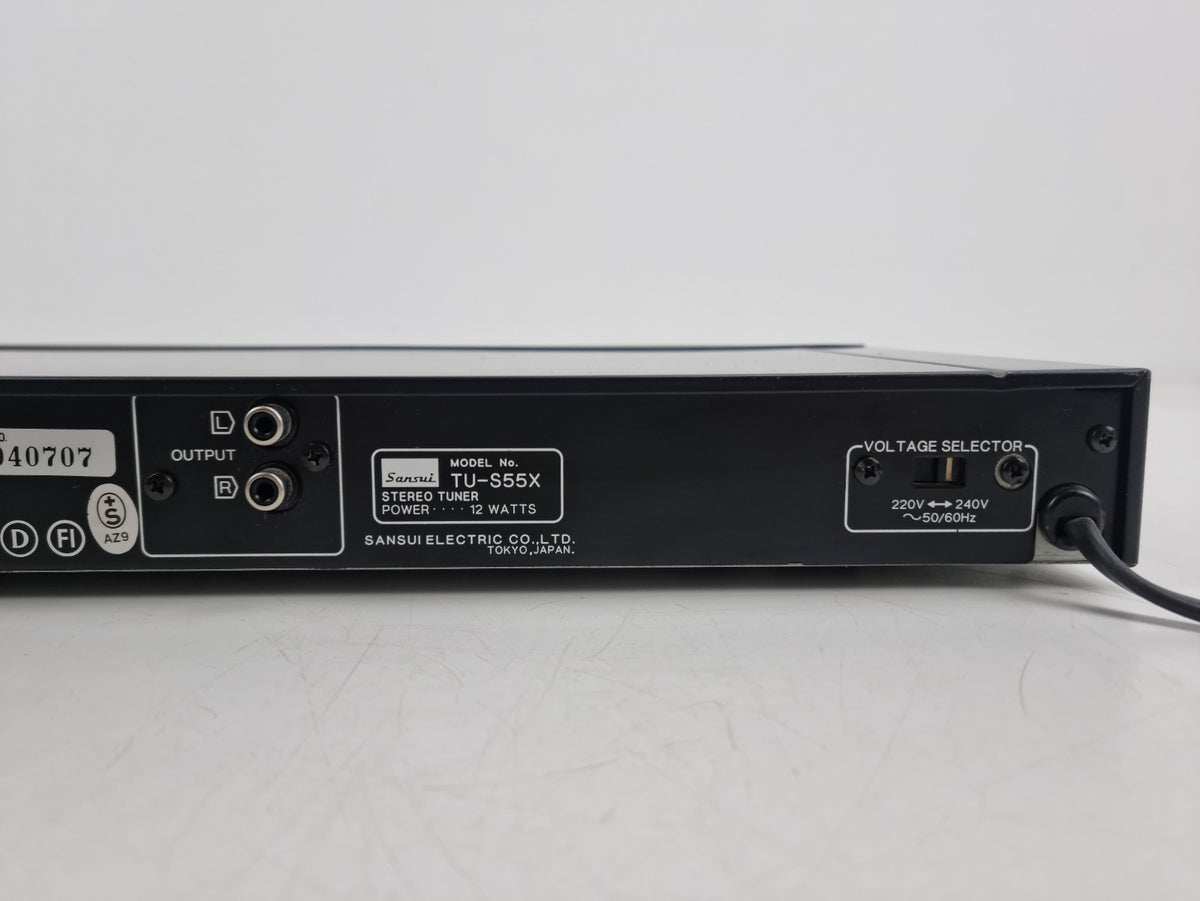 Sansui TU-S55X Quartz PLL Digital Synthesizer Stereo Tuner