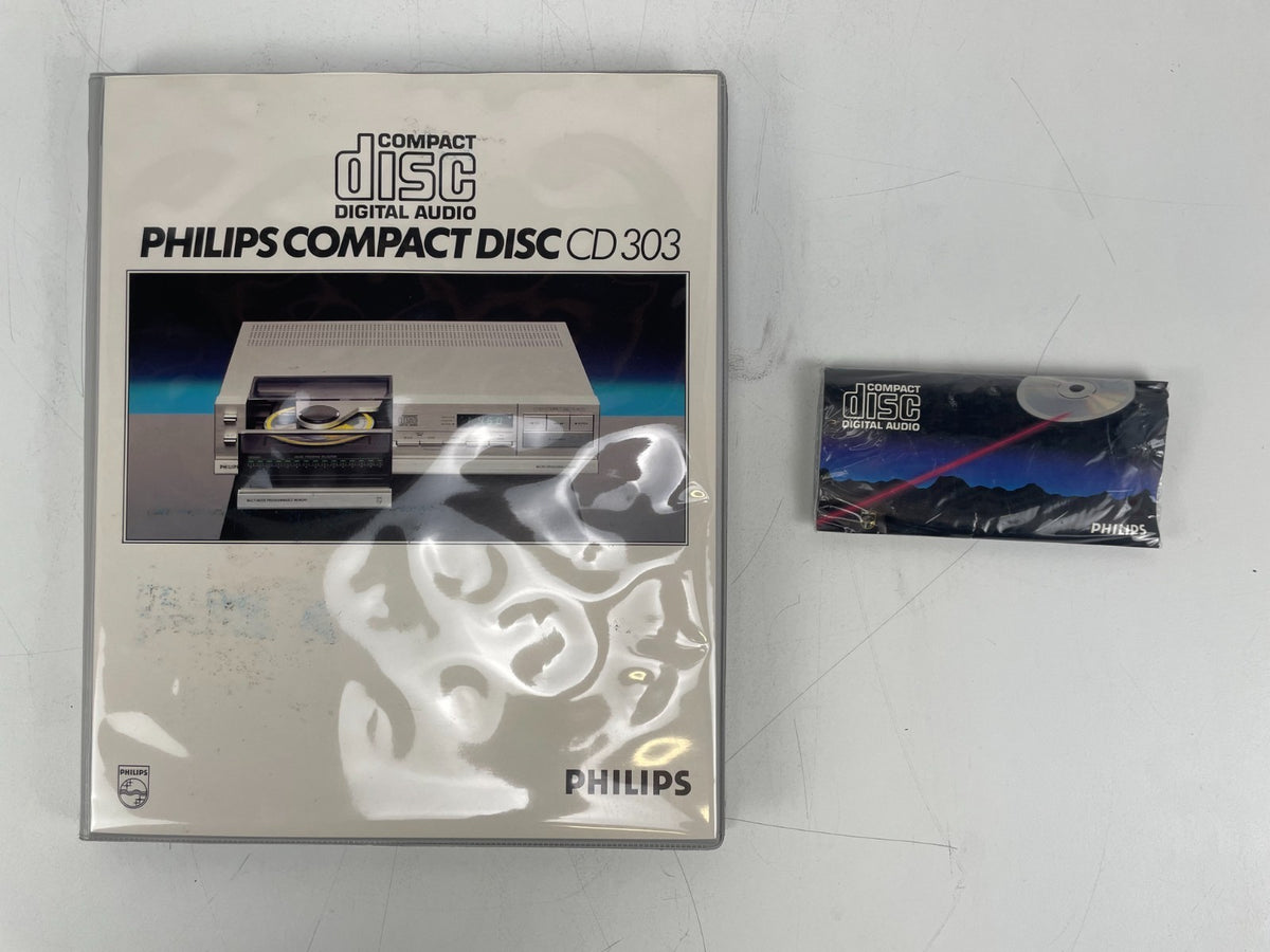 Philips CD303 CD-speler – Als nieuw – Originele doos & handleiding – Onderhouden