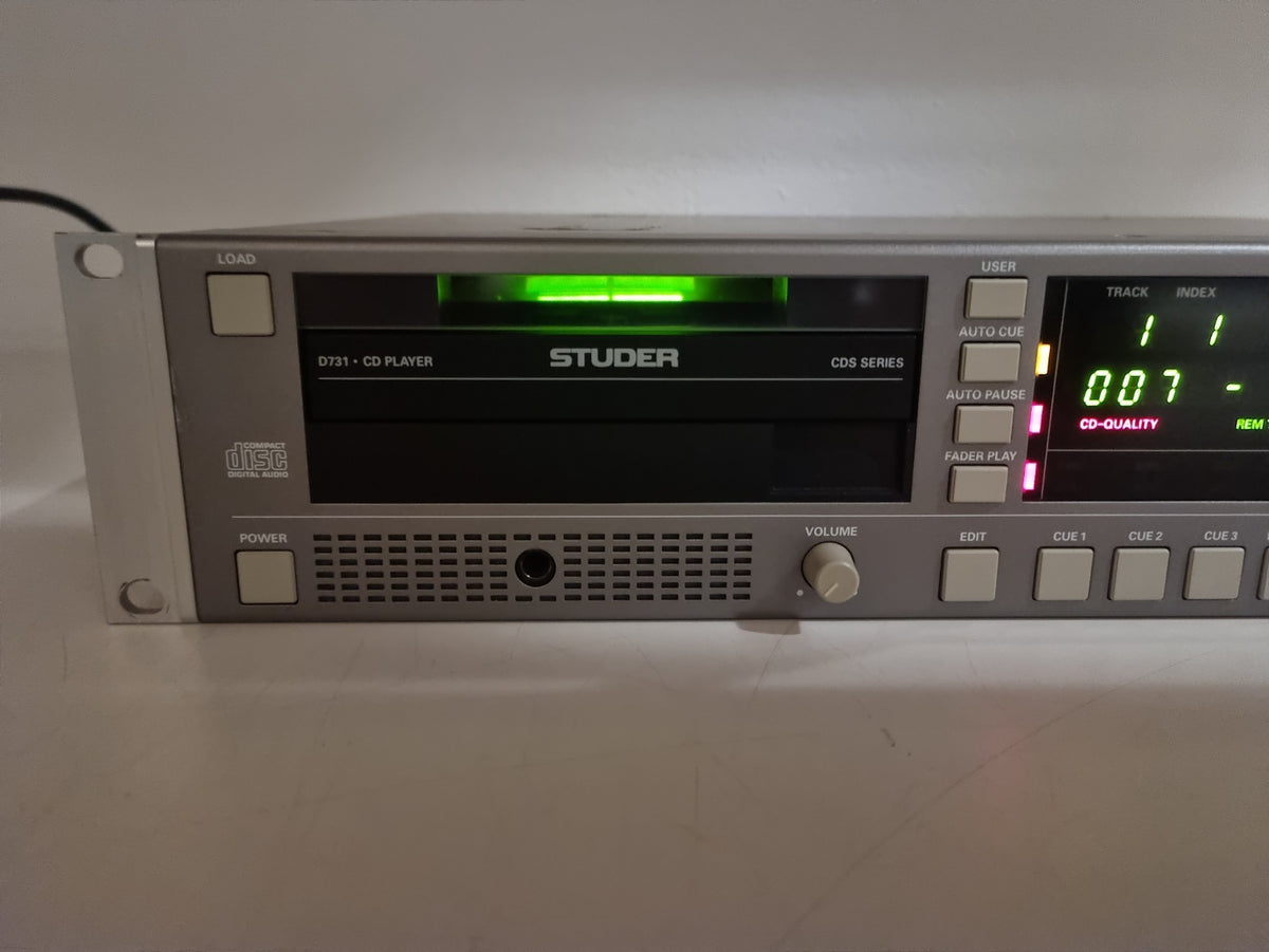 Studer D731 CD-speler - CDS-serie - TDA1541A-S1 DAC - Professioneel