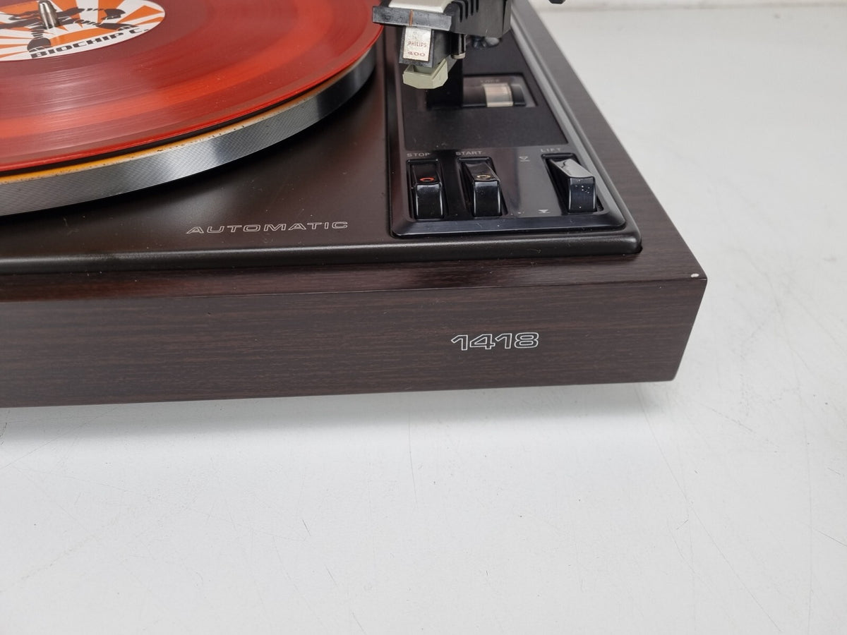 Aristona 1418 Automatic Turntable - Cleaned - New belts - With PHILIPS 400