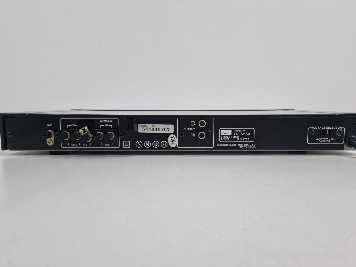 Sansui TU-S55X Quartz PLL Digital Synthesizer Stereo Tuner