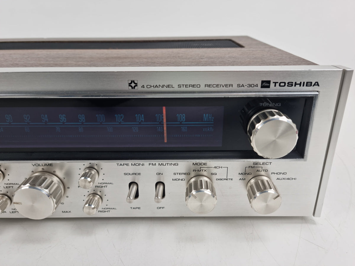 Toshiba SA-304 - Vierkanaals AM/FM-ontvanger - Gereinigd en gesmeerd