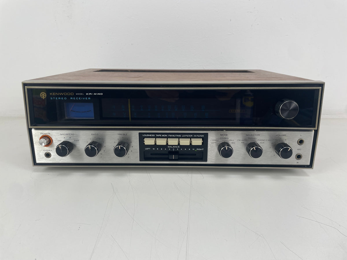 Kenwood - KR4140 - Stereo Receiver - Serviced (LED Installed/Recapped)