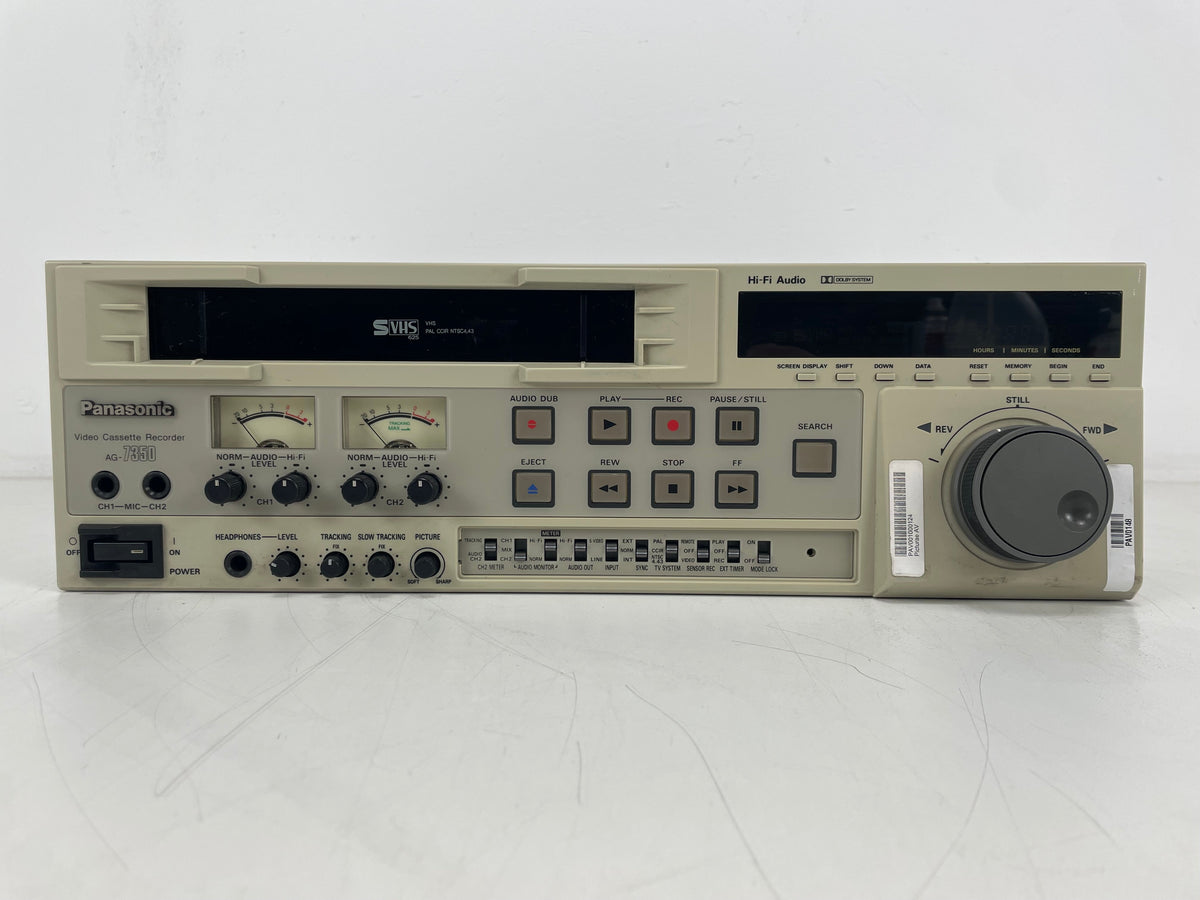 Panasonic - AG-7350 - SVHS - Video Cassette Recorder  - Fully Serviced