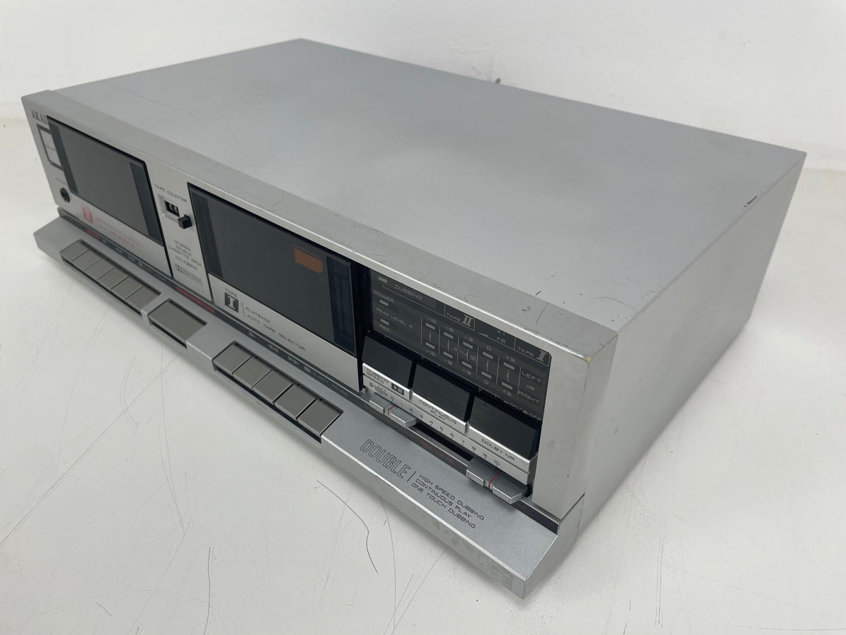 Akai - HX-A351W - Dubbel Cassettedeck - Nieuwe Aandrijfriemen