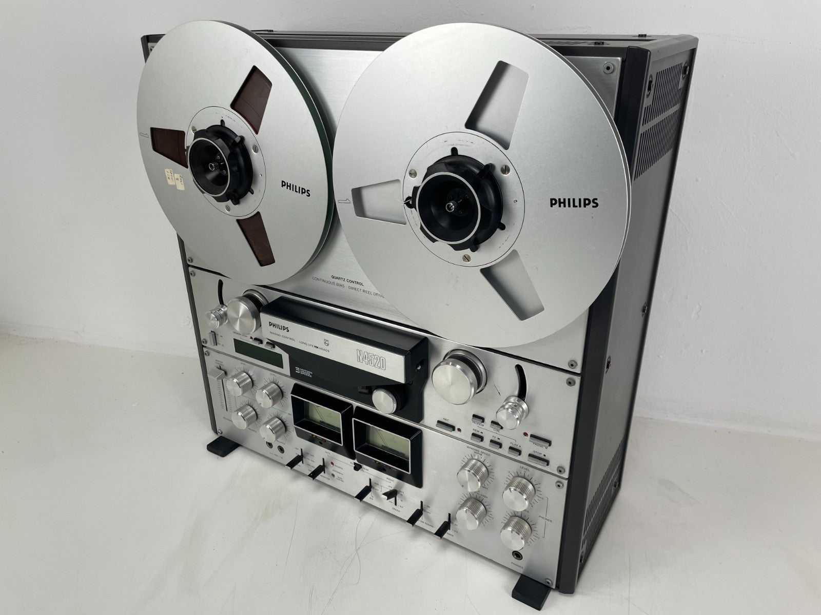 Philips - N4520 Spoelenrecorder – 1/4 inch – 4 sporen