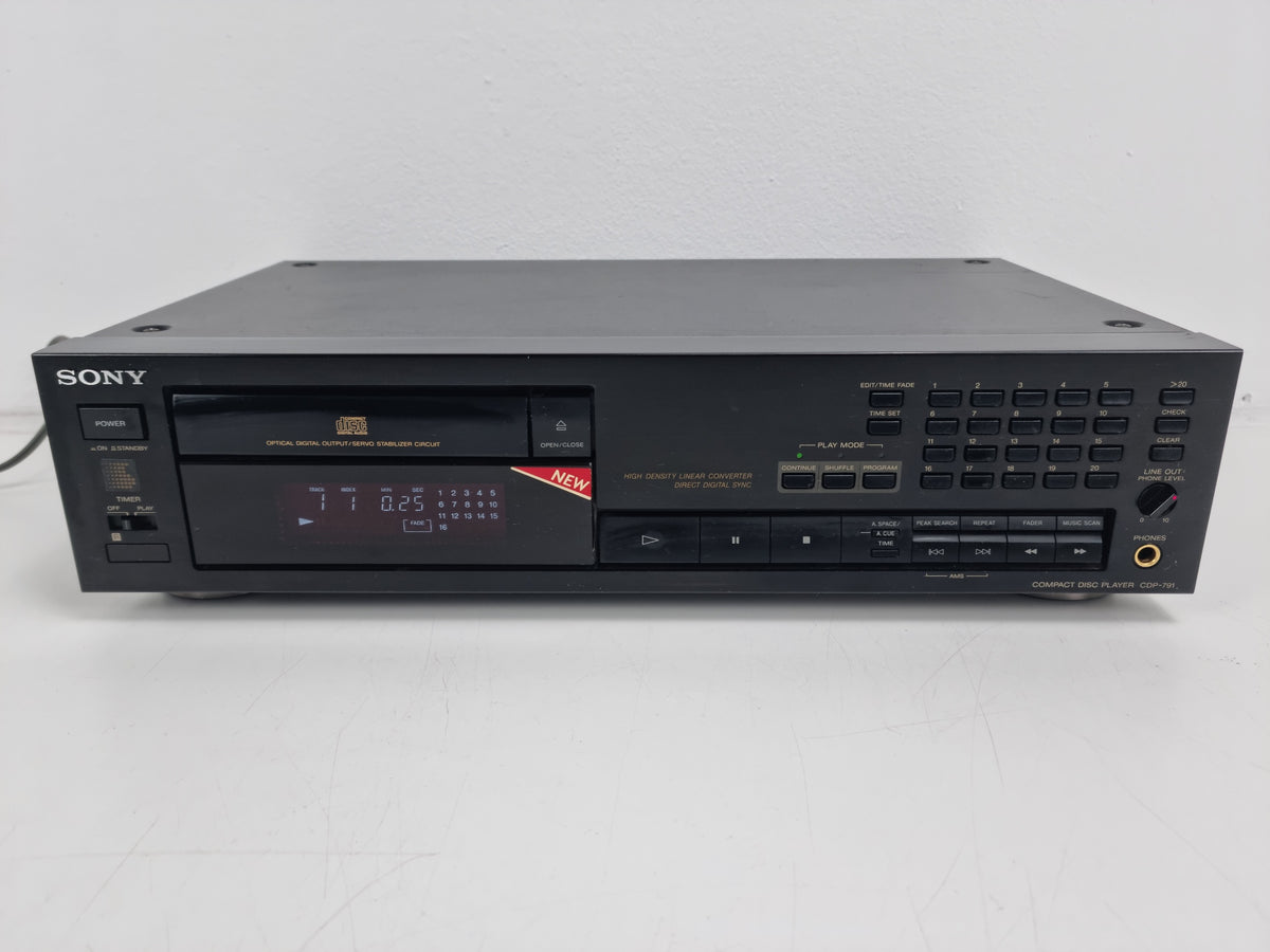 Sony - CDP 791 - Stereo compact disc-speler - In prachtige staat