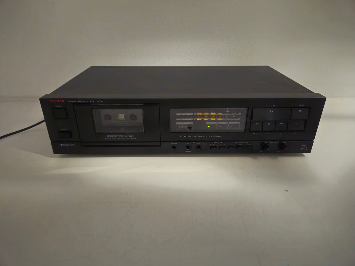 Luxman - K100 - Stereo Cassette Deck - Serviced (New Belts)
