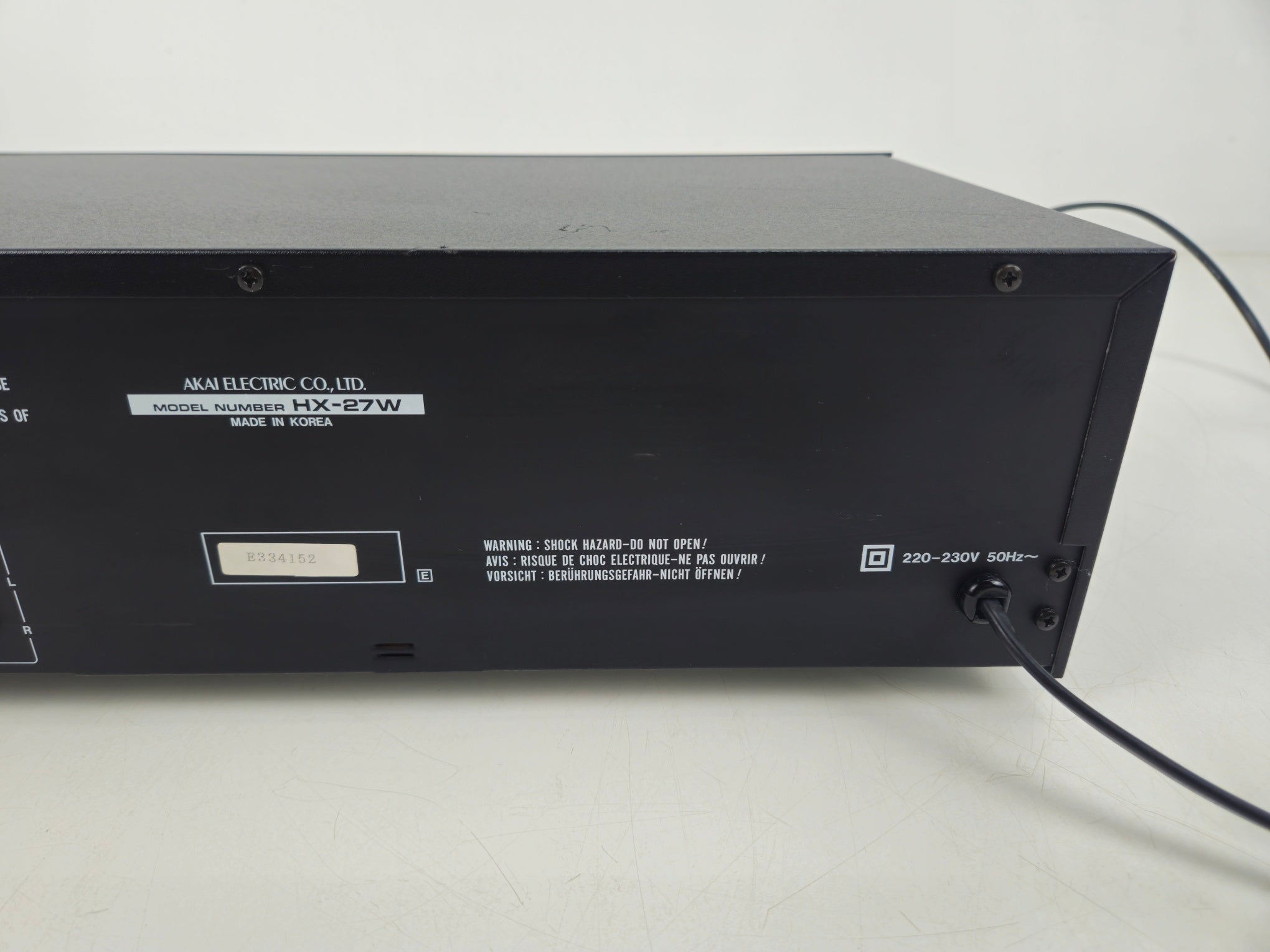 Akai - HX-27W - Dubbel Cassettedeck
