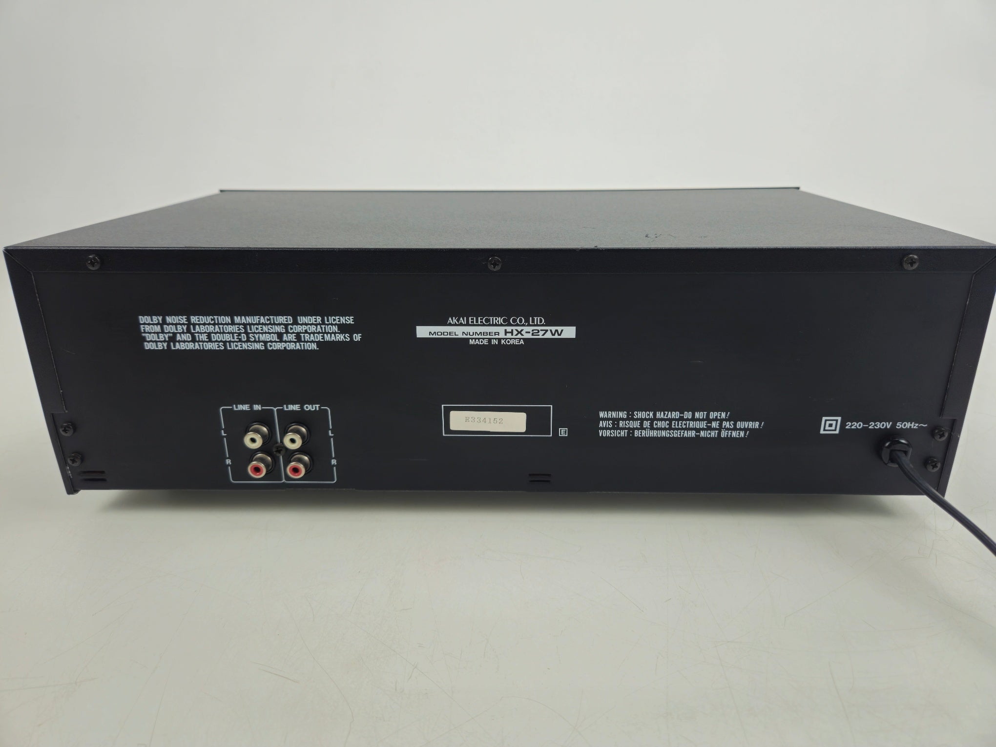 Akai - HX-27W - Dubbel Cassettedeck