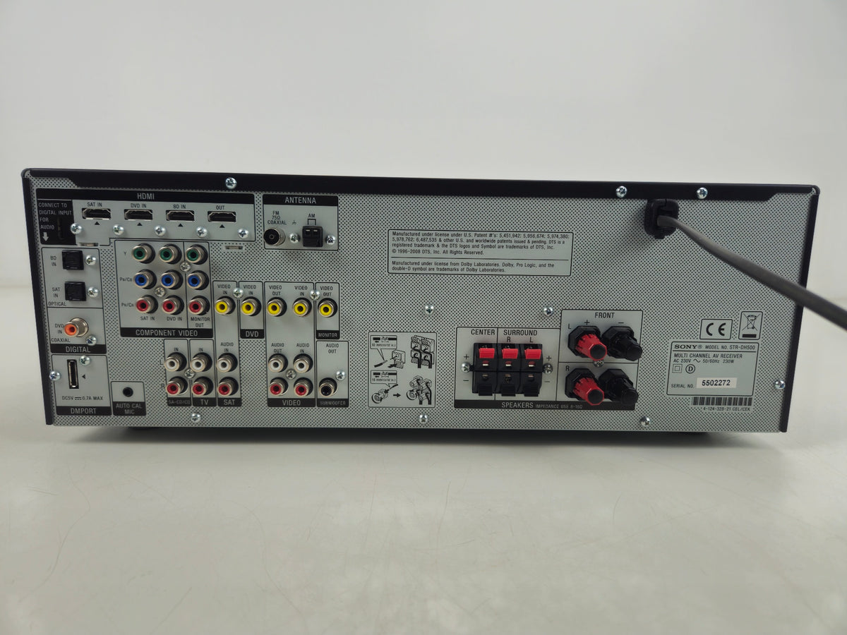 Sony - STR-DH500 - Multi Channel AV Receiver