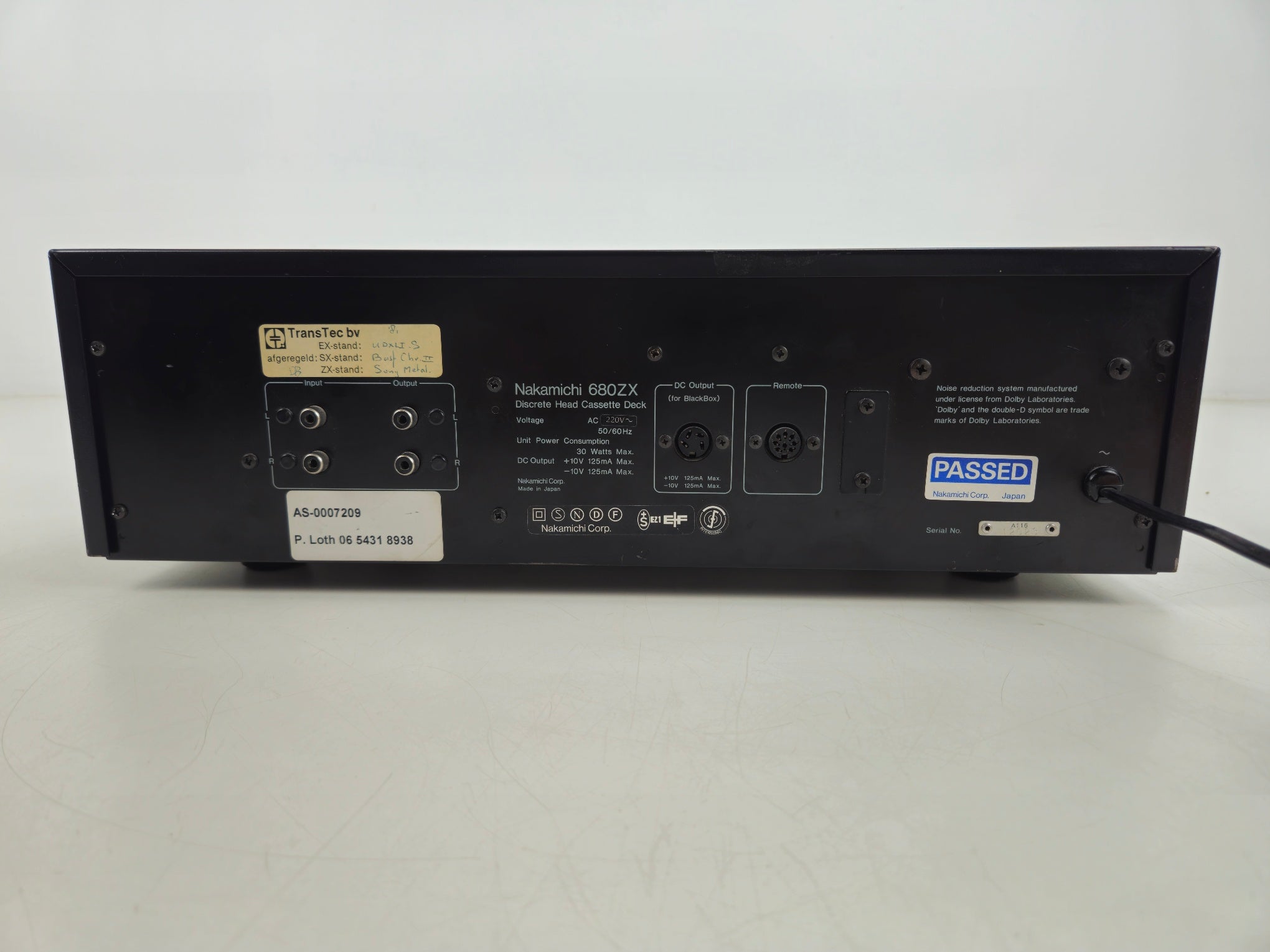 Nakamichi - 680ZX - Stereo Cassette Deck - Incl. 90m metalen tape - Onderhouden/gereviseerd