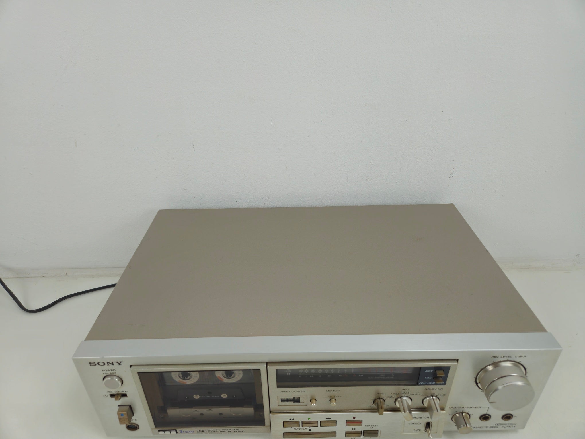 Sony - TC-K71 - Stereo 3-kops cassettedeck