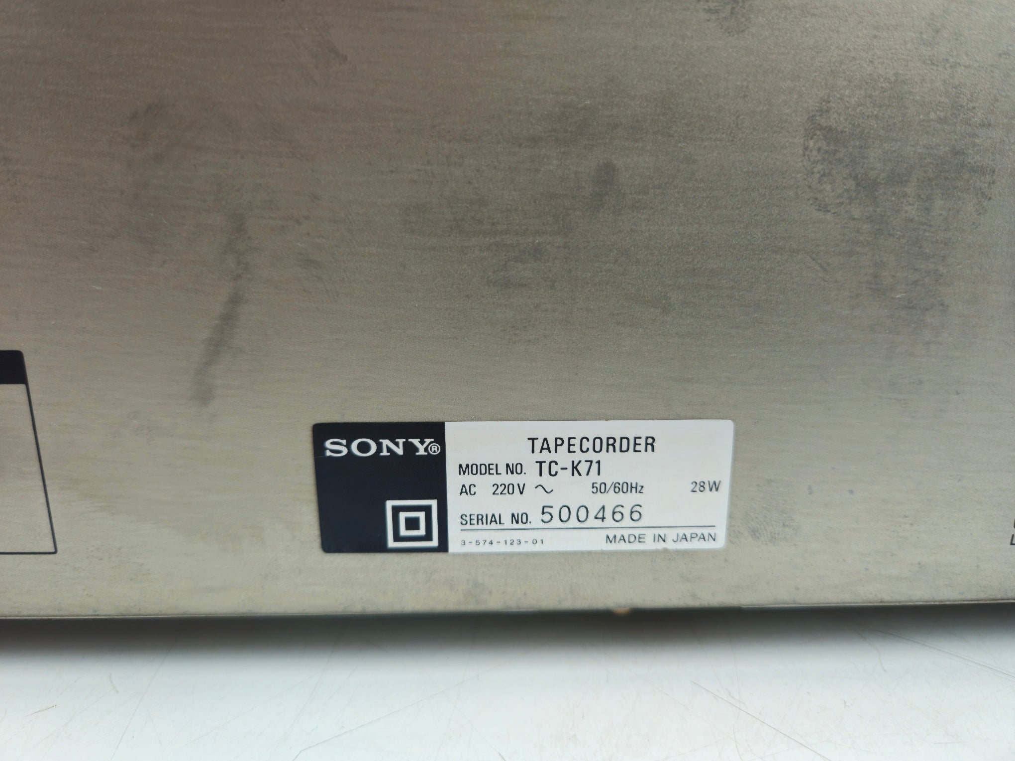 Sony - TC-K71 - Stereo 3-kops cassettedeck