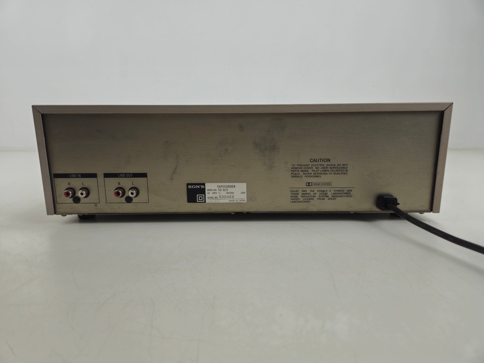 Sony - TC-K71 - Stereo 3-kops cassettedeck