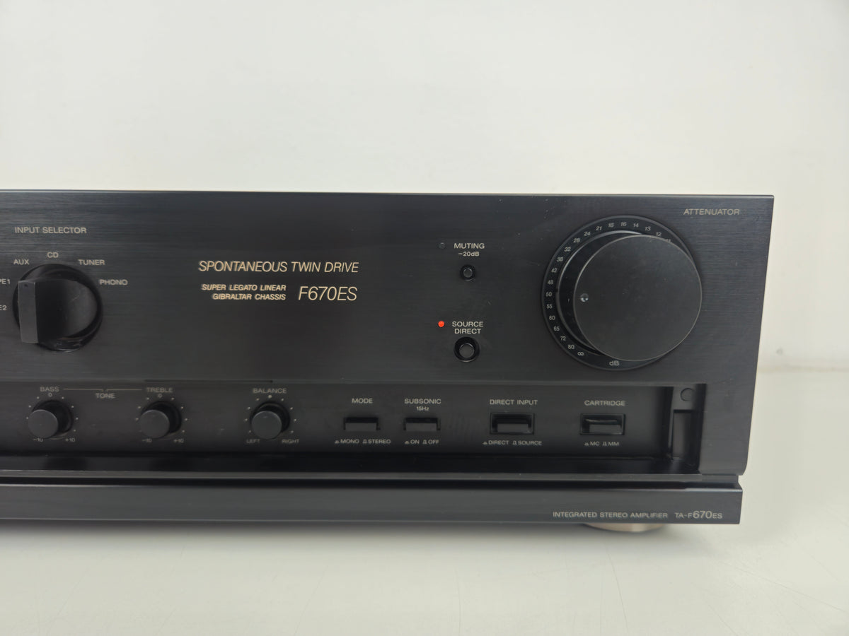 Sony - TA-F670ES - Stereo Integrated Amplifier - Serviced