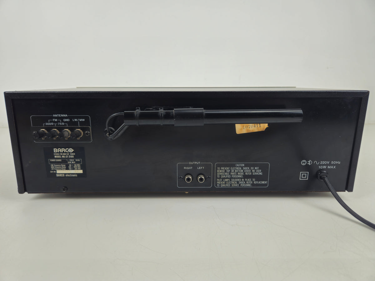 Barco - CT2100 - Stereo FM/MW/LW Tuner