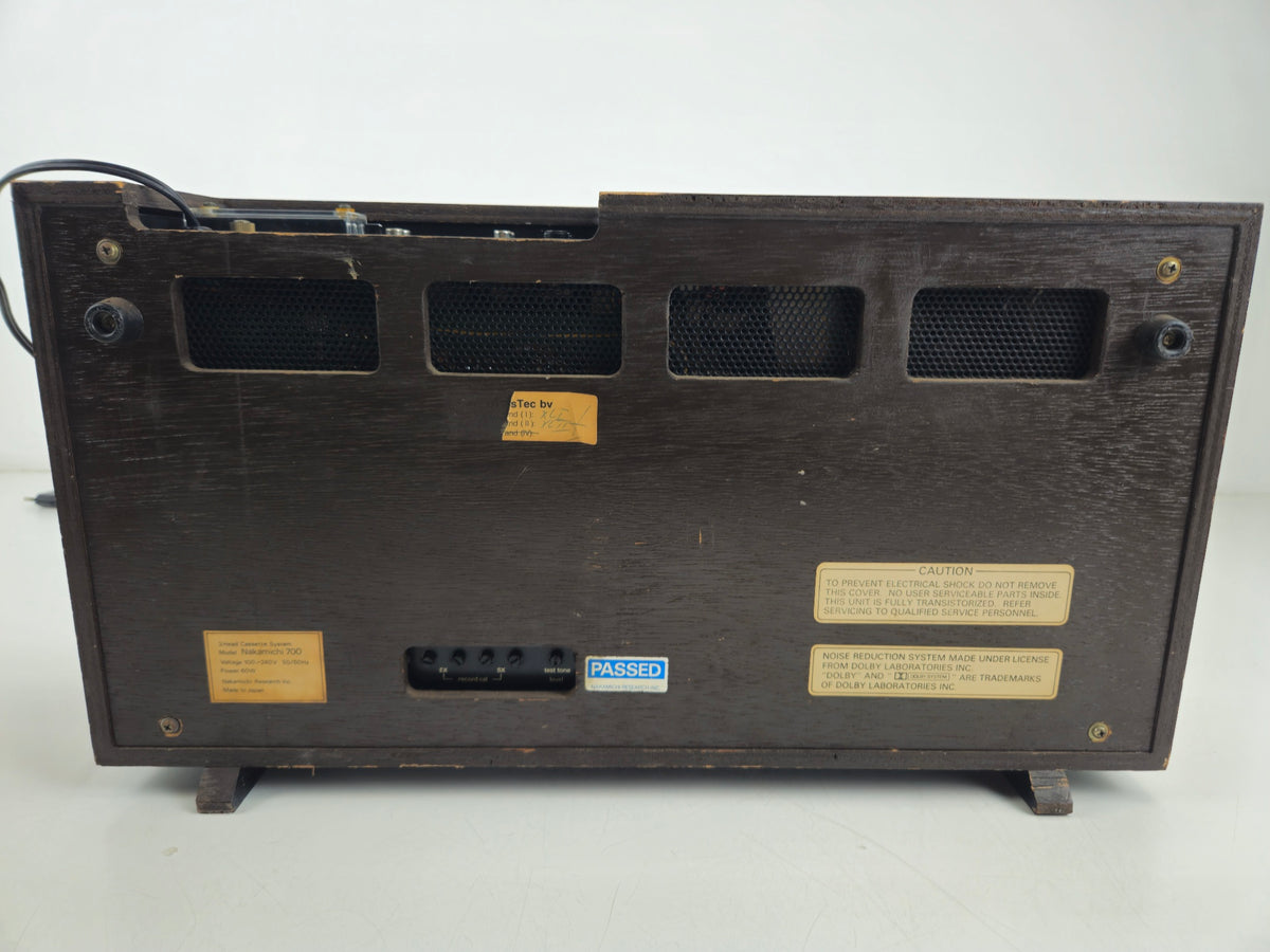 Nakamichi - 700 - 3-Head Cassette Deck - Serviced (New Belts)