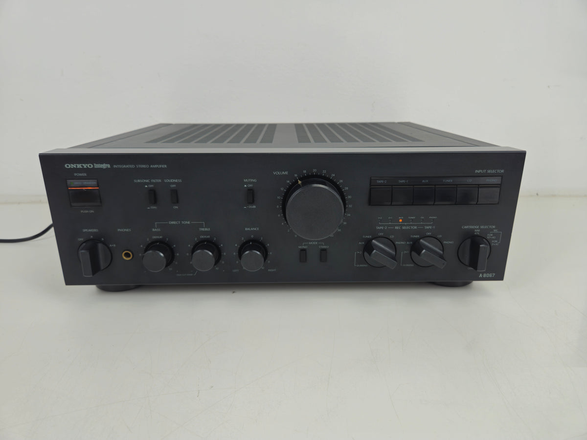 Onkyo - A-8067 - Integrated Stereo Amplifier - Mint - Serviced (Caps Replaced)
