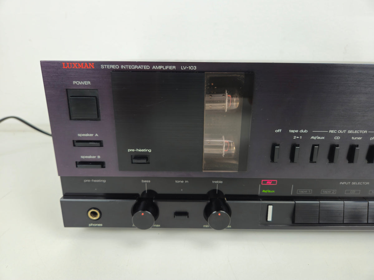 Luxman - LV-103 - Stereo Integrated Tube Amplifier - Serviced (Repaired)