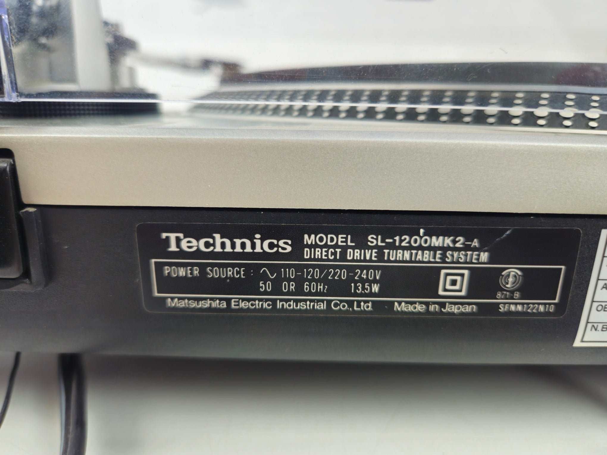 Technics - SL-1200MK2 - Direct-Drive Turntable - Stanton 500