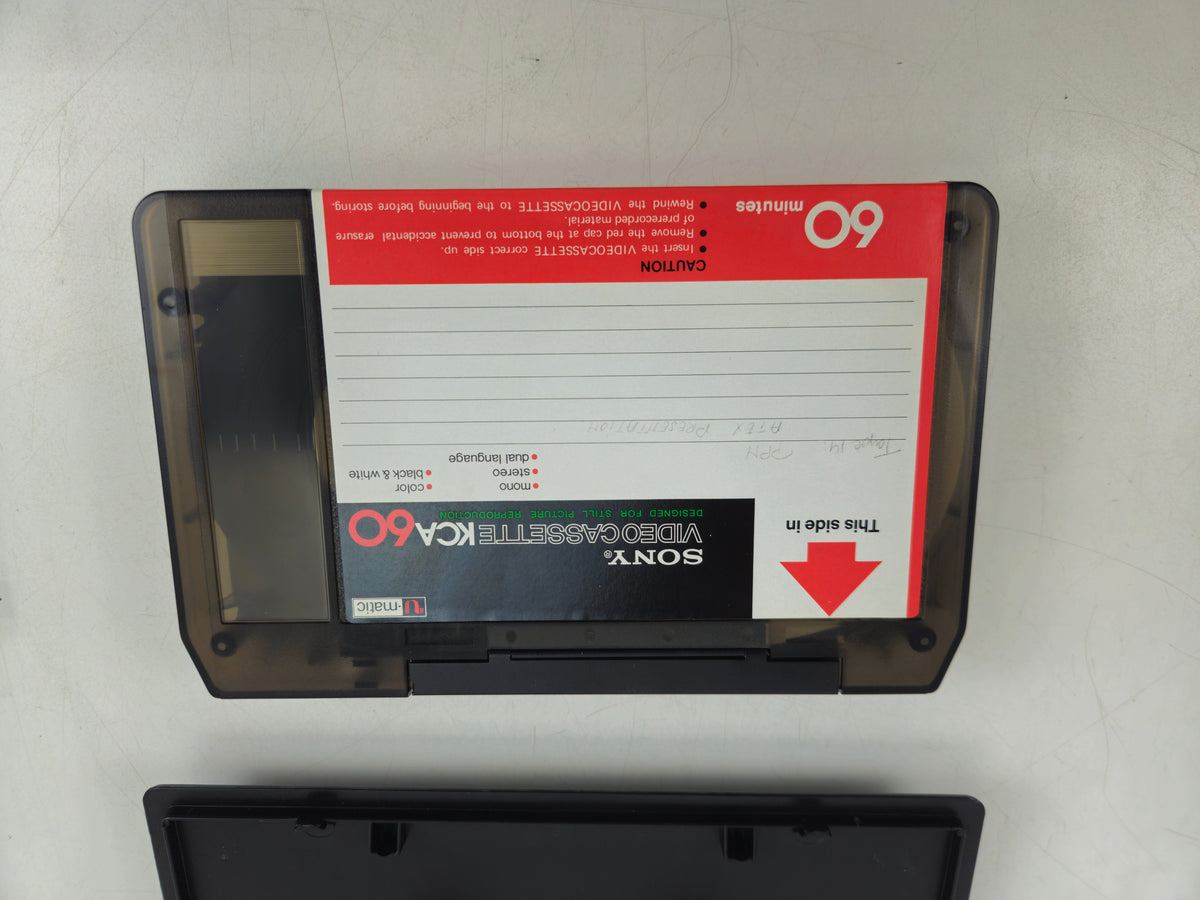 Sony - U-matic Videocassette - 60 min
