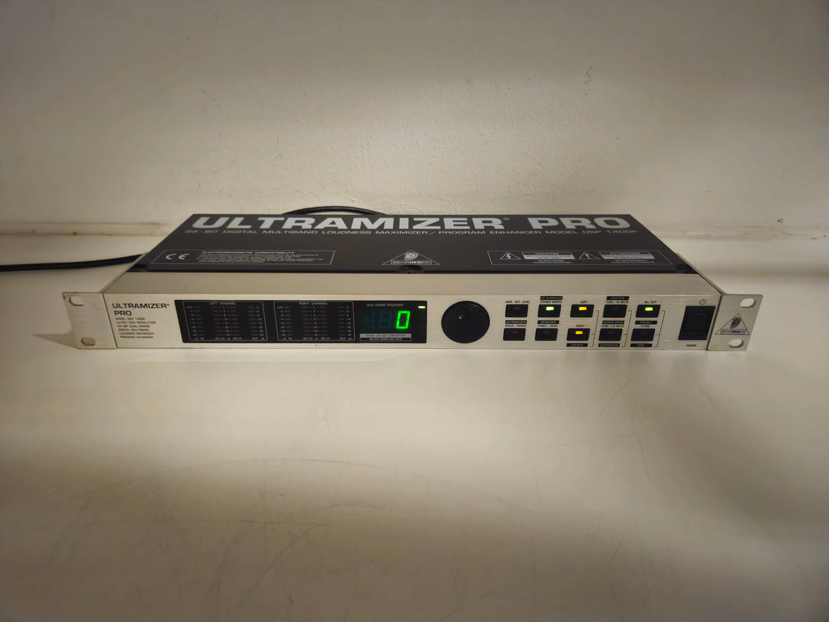 Behringer - DSP 1400P - Digital 2-Channel 2-Band Loudness Maximizer/Program Enhancer